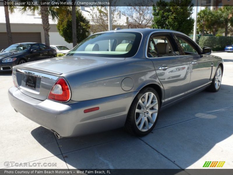 Lunar Grey Metallic / Champagne/Mocha 2008 Jaguar XJ XJ8