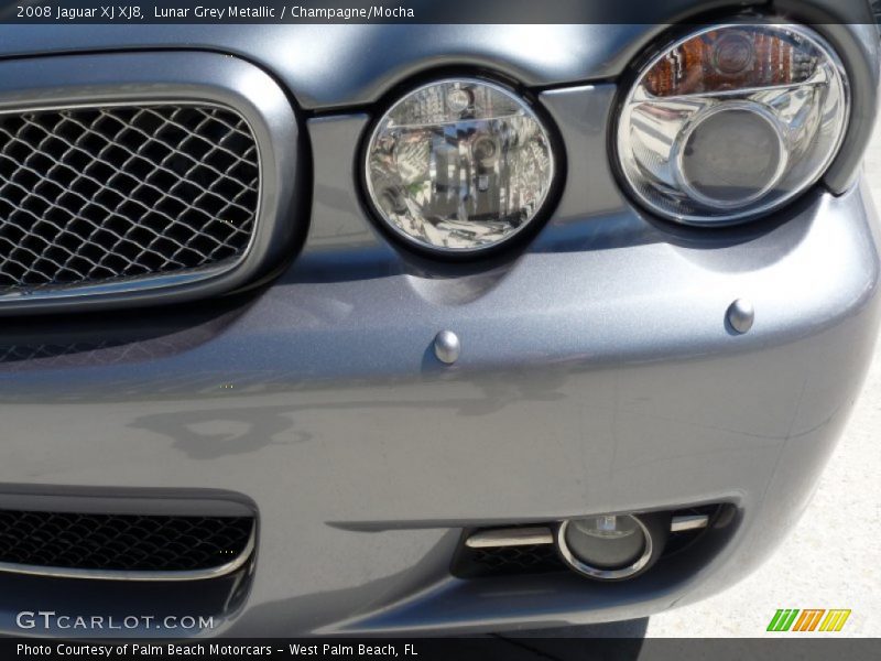 Lunar Grey Metallic / Champagne/Mocha 2008 Jaguar XJ XJ8