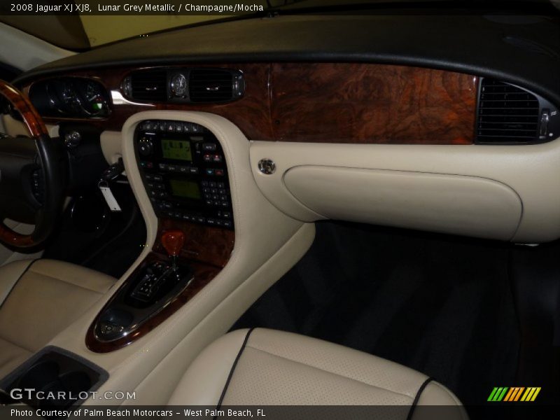 Lunar Grey Metallic / Champagne/Mocha 2008 Jaguar XJ XJ8
