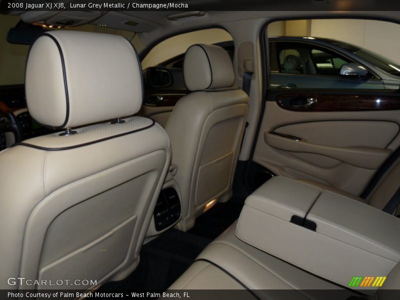 Lunar Grey Metallic / Champagne/Mocha 2008 Jaguar XJ XJ8