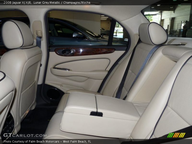Lunar Grey Metallic / Champagne/Mocha 2008 Jaguar XJ XJ8
