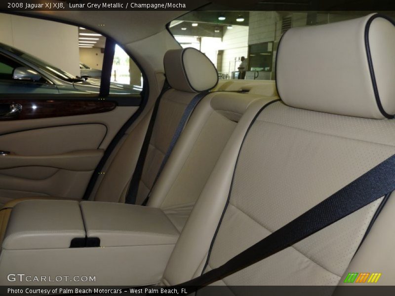 Lunar Grey Metallic / Champagne/Mocha 2008 Jaguar XJ XJ8