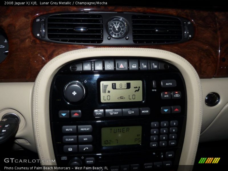 Lunar Grey Metallic / Champagne/Mocha 2008 Jaguar XJ XJ8
