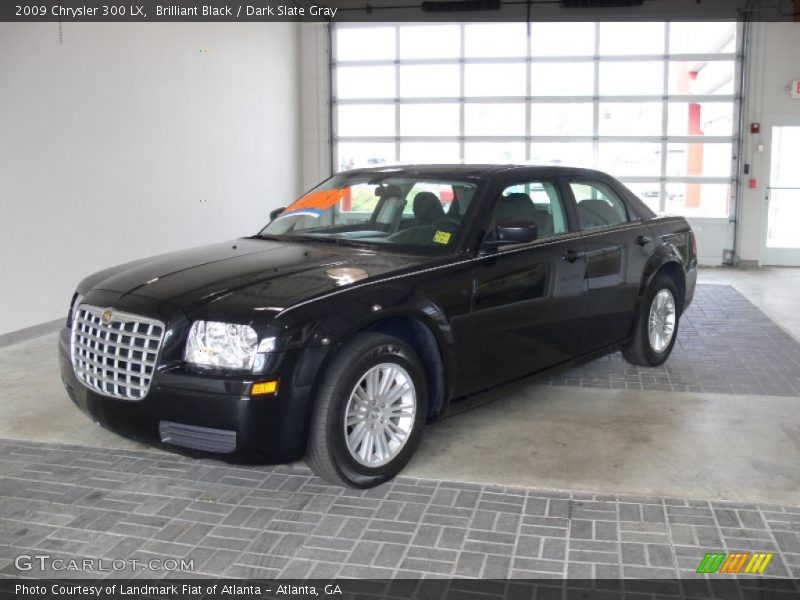 Brilliant Black / Dark Slate Gray 2009 Chrysler 300 LX