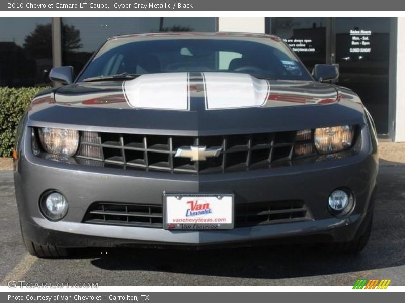 Cyber Gray Metallic / Black 2010 Chevrolet Camaro LT Coupe