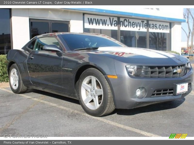Cyber Gray Metallic / Black 2010 Chevrolet Camaro LT Coupe