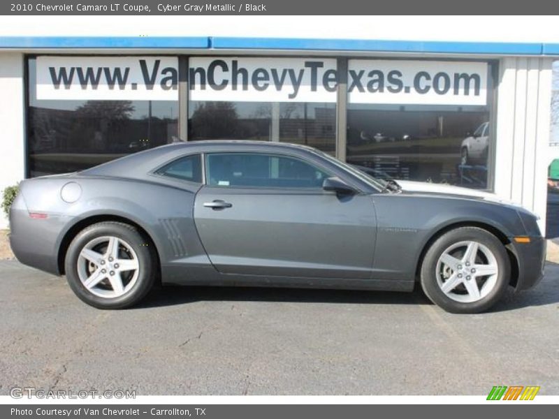 Cyber Gray Metallic / Black 2010 Chevrolet Camaro LT Coupe