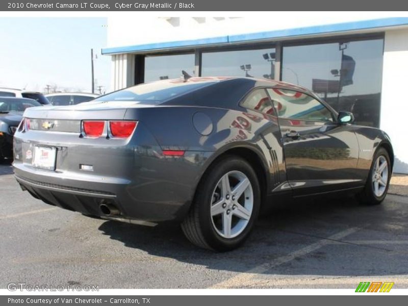 Cyber Gray Metallic / Black 2010 Chevrolet Camaro LT Coupe