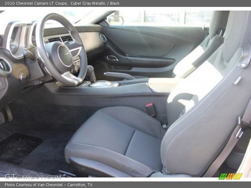 Cyber Gray Metallic / Black 2010 Chevrolet Camaro LT Coupe