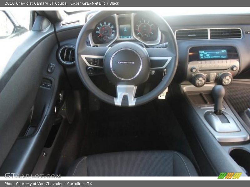 Cyber Gray Metallic / Black 2010 Chevrolet Camaro LT Coupe