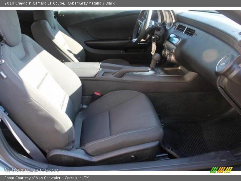 Cyber Gray Metallic / Black 2010 Chevrolet Camaro LT Coupe