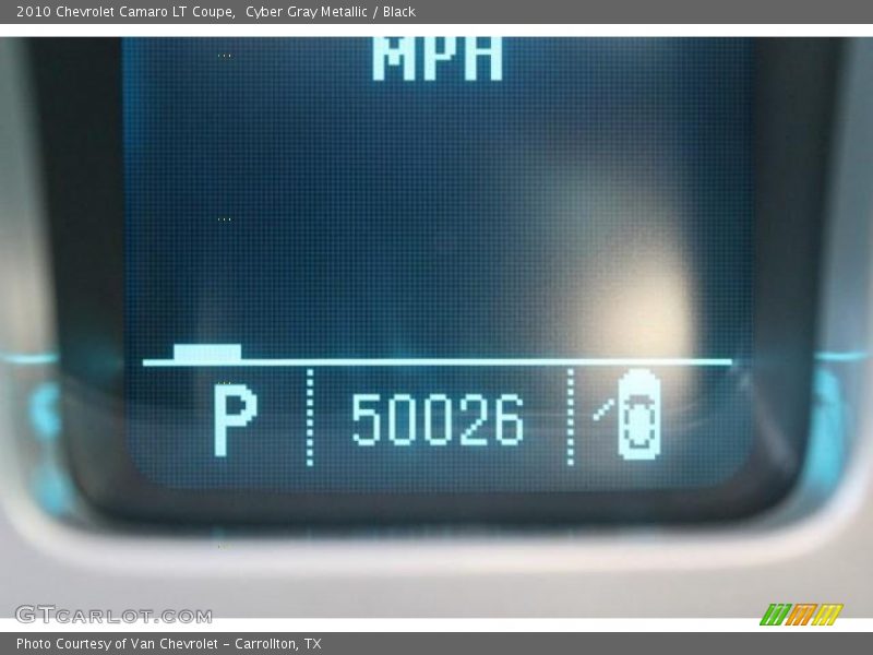 Cyber Gray Metallic / Black 2010 Chevrolet Camaro LT Coupe