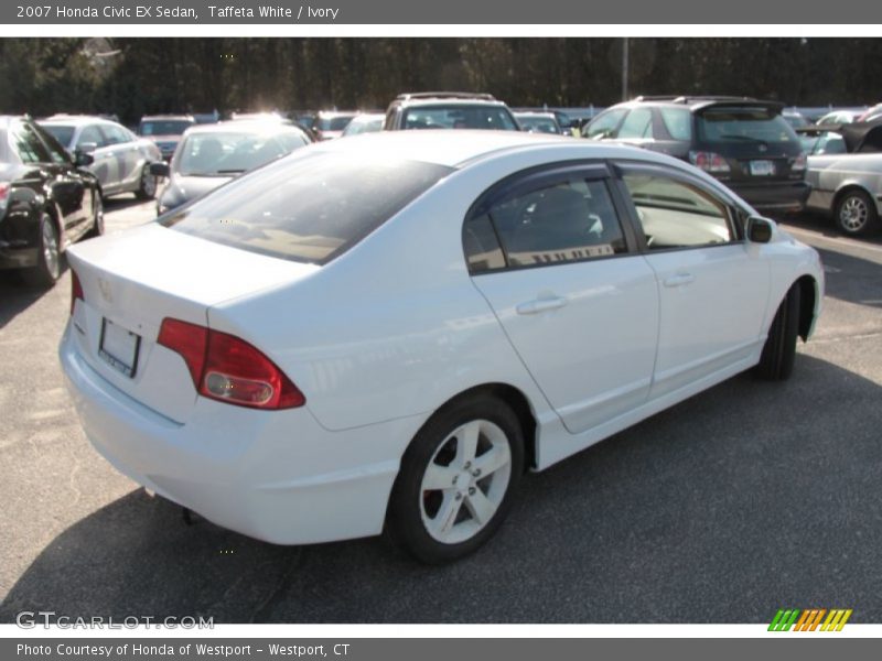 Taffeta White / Ivory 2007 Honda Civic EX Sedan