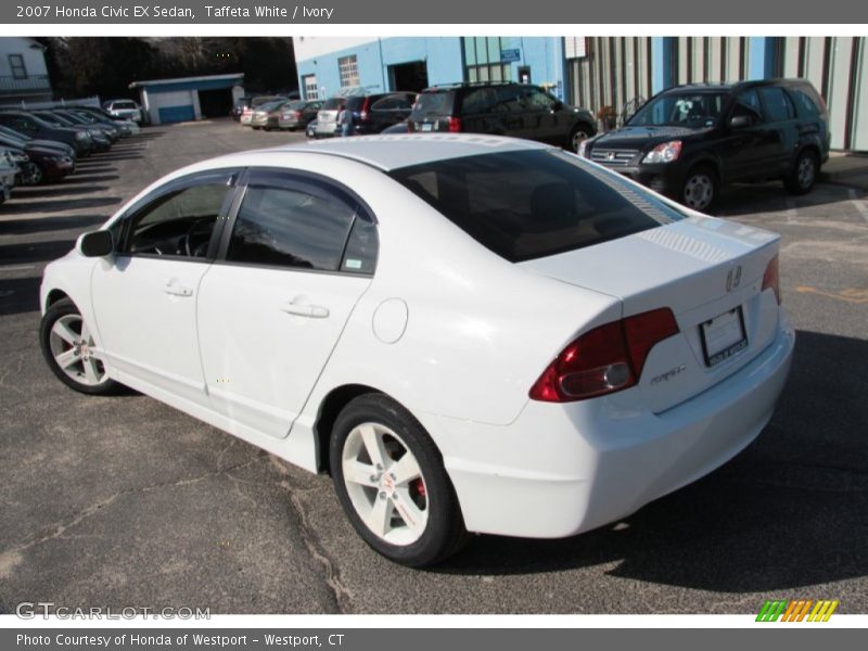 Taffeta White / Ivory 2007 Honda Civic EX Sedan