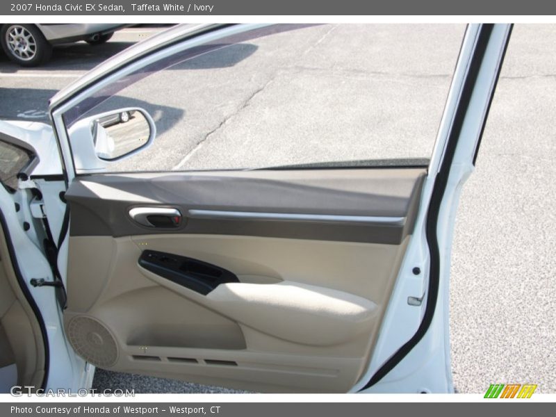 Taffeta White / Ivory 2007 Honda Civic EX Sedan