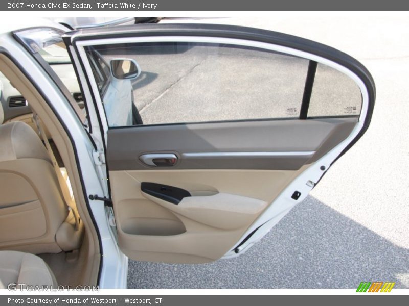 Taffeta White / Ivory 2007 Honda Civic EX Sedan
