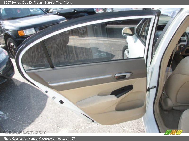 Taffeta White / Ivory 2007 Honda Civic EX Sedan