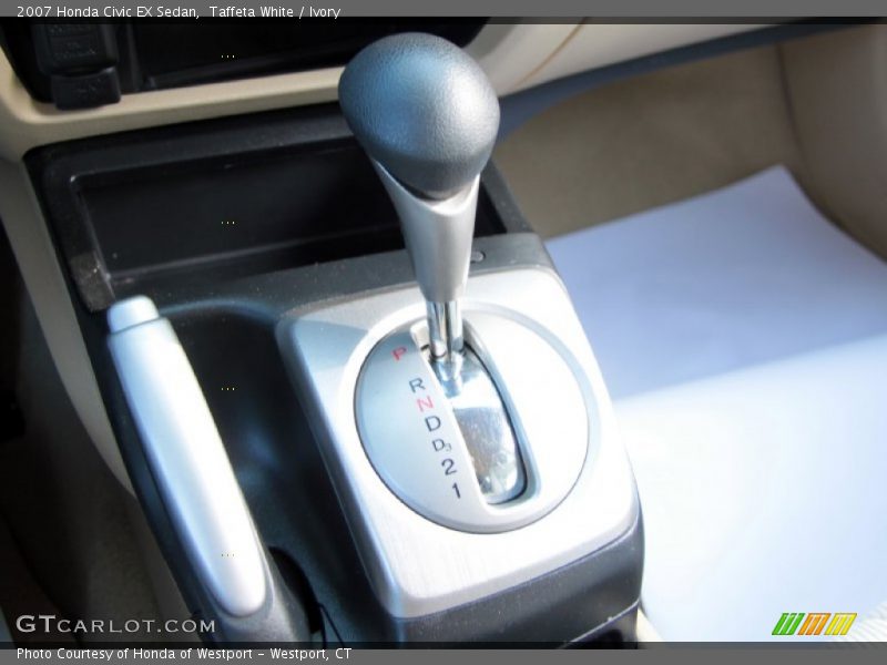 Taffeta White / Ivory 2007 Honda Civic EX Sedan