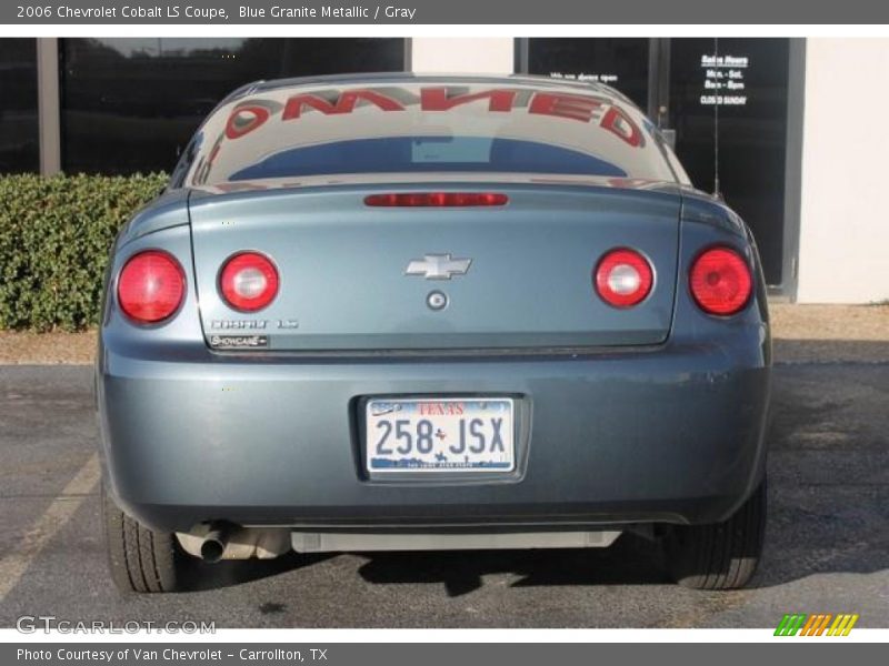 Blue Granite Metallic / Gray 2006 Chevrolet Cobalt LS Coupe