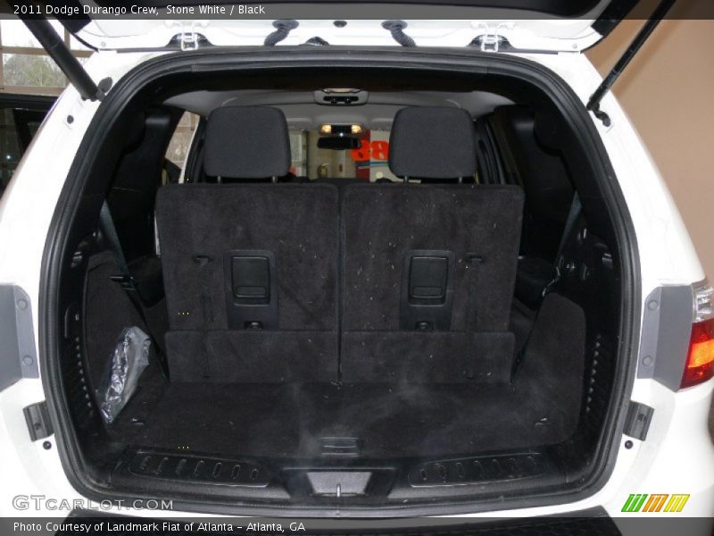 Stone White / Black 2011 Dodge Durango Crew