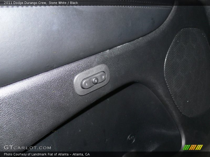 Stone White / Black 2011 Dodge Durango Crew