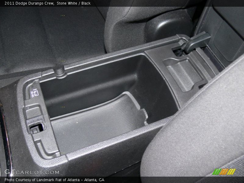 Stone White / Black 2011 Dodge Durango Crew