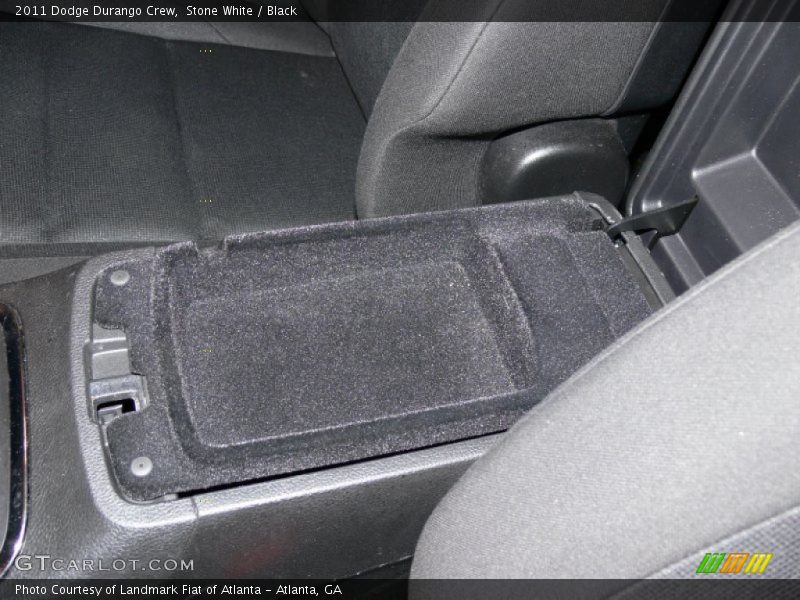 Stone White / Black 2011 Dodge Durango Crew