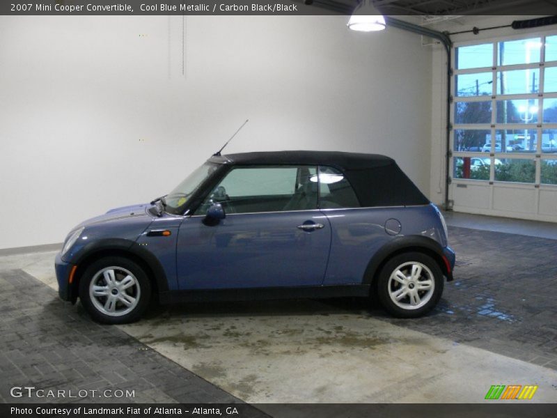 Cool Blue Metallic / Carbon Black/Black 2007 Mini Cooper Convertible