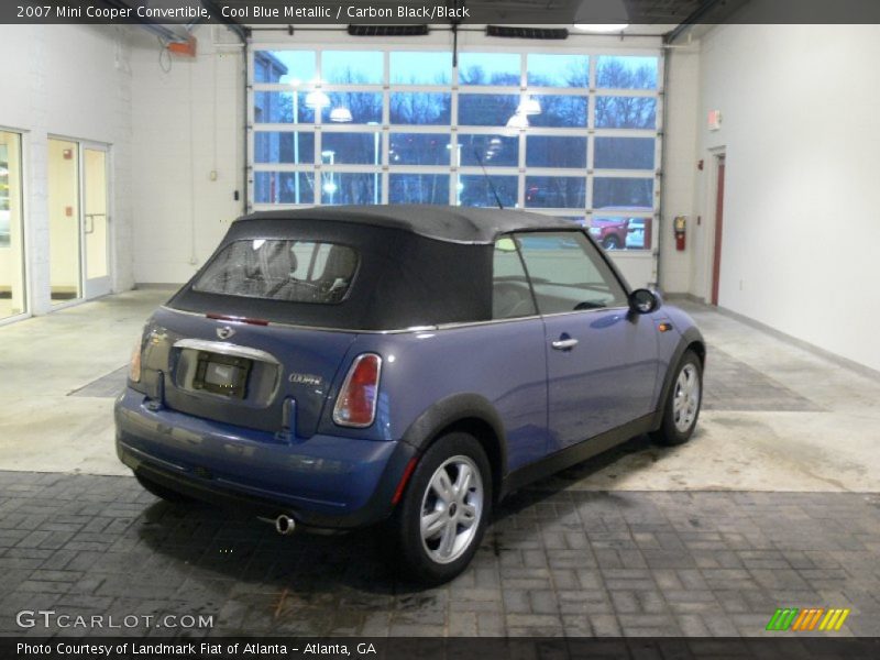 Cool Blue Metallic / Carbon Black/Black 2007 Mini Cooper Convertible