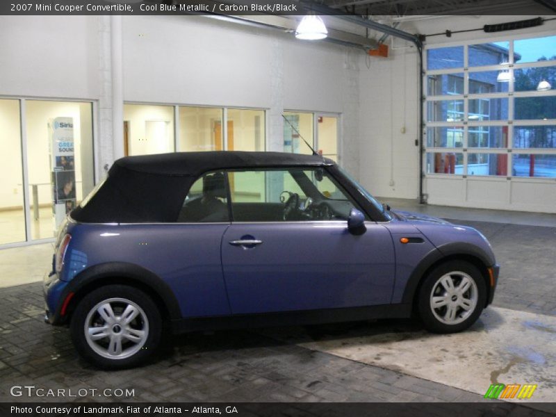 Cool Blue Metallic / Carbon Black/Black 2007 Mini Cooper Convertible