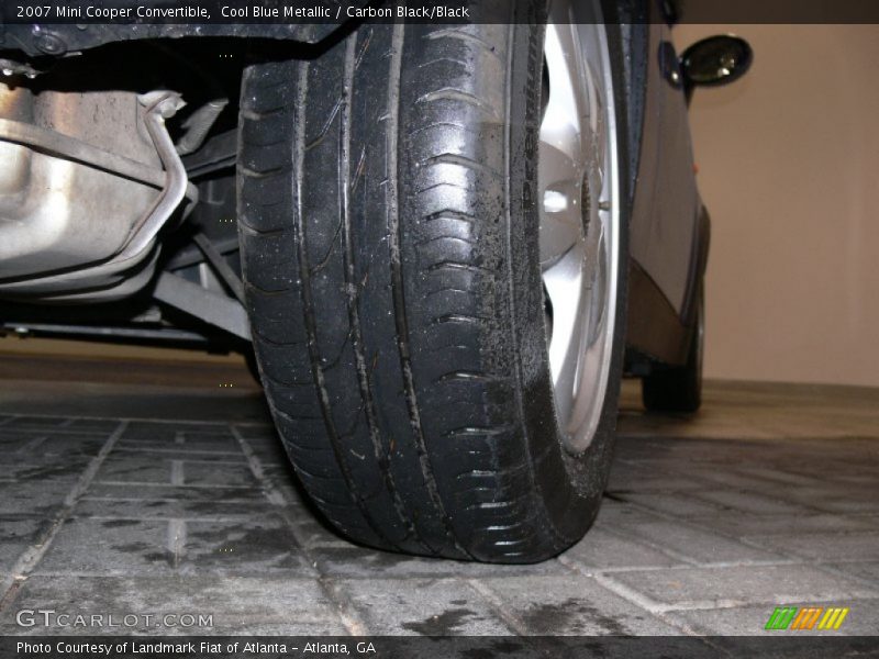 Cool Blue Metallic / Carbon Black/Black 2007 Mini Cooper Convertible
