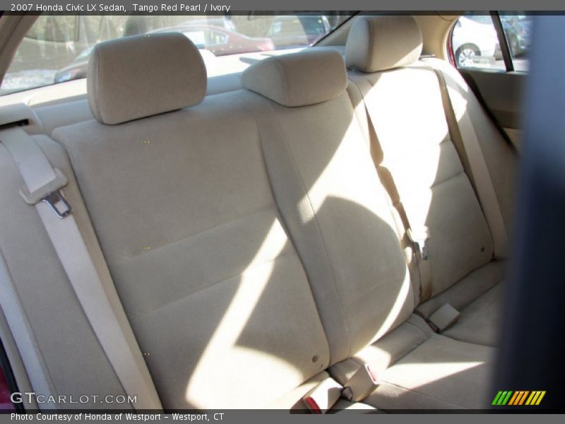Tango Red Pearl / Ivory 2007 Honda Civic LX Sedan