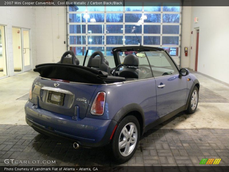 Cool Blue Metallic / Carbon Black/Black 2007 Mini Cooper Convertible