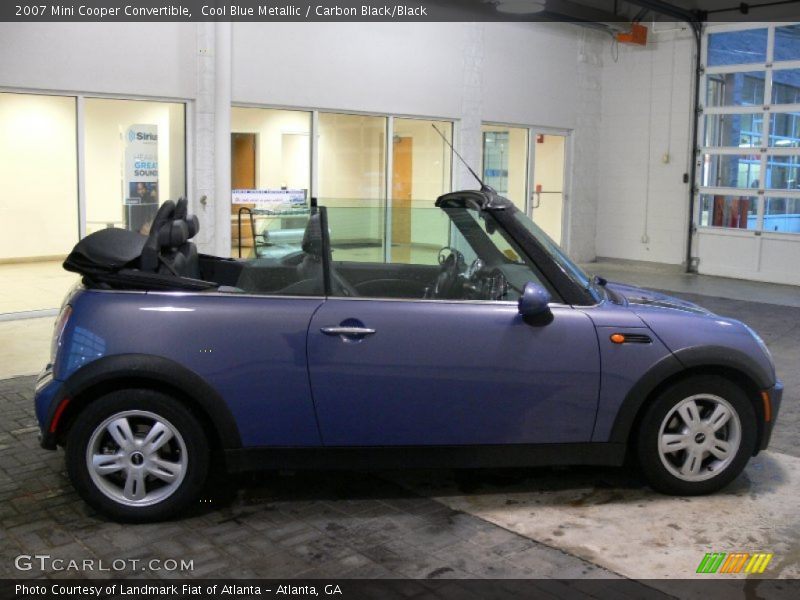 Cool Blue Metallic / Carbon Black/Black 2007 Mini Cooper Convertible