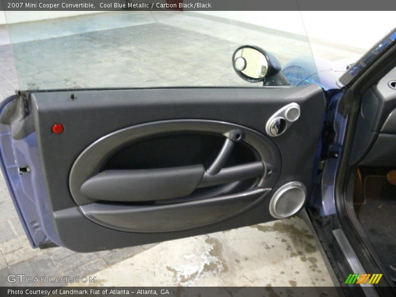 Cool Blue Metallic / Carbon Black/Black 2007 Mini Cooper Convertible