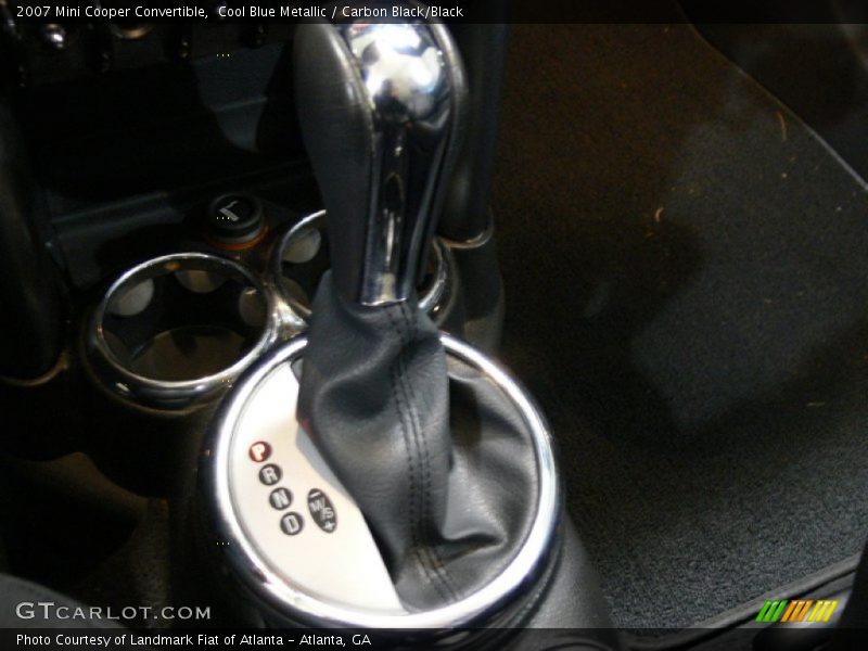 Cool Blue Metallic / Carbon Black/Black 2007 Mini Cooper Convertible