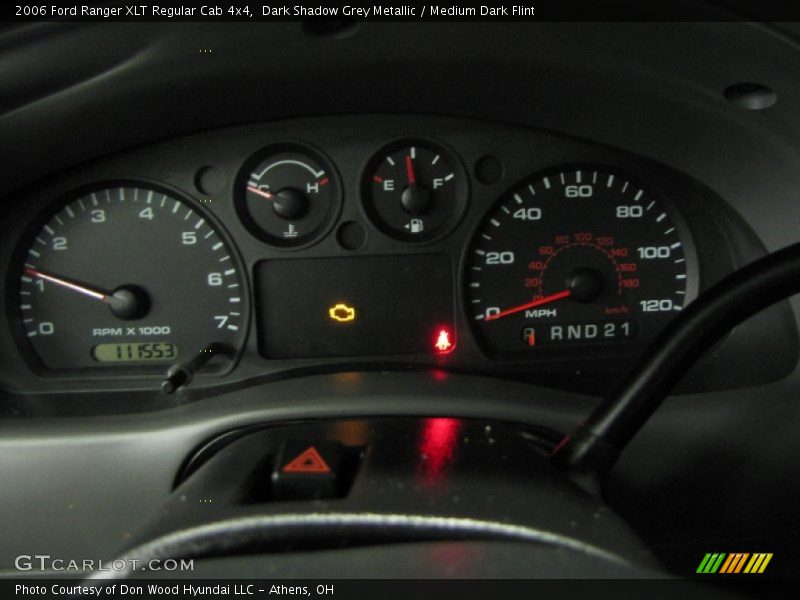 Dark Shadow Grey Metallic / Medium Dark Flint 2006 Ford Ranger XLT Regular Cab 4x4