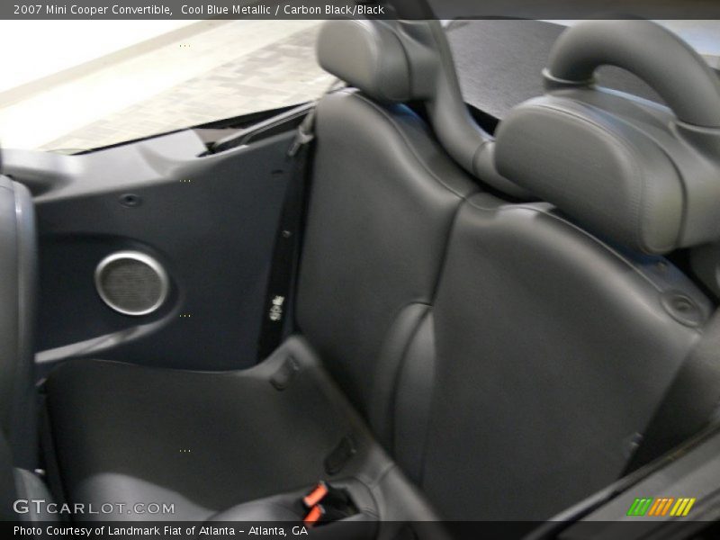 Cool Blue Metallic / Carbon Black/Black 2007 Mini Cooper Convertible