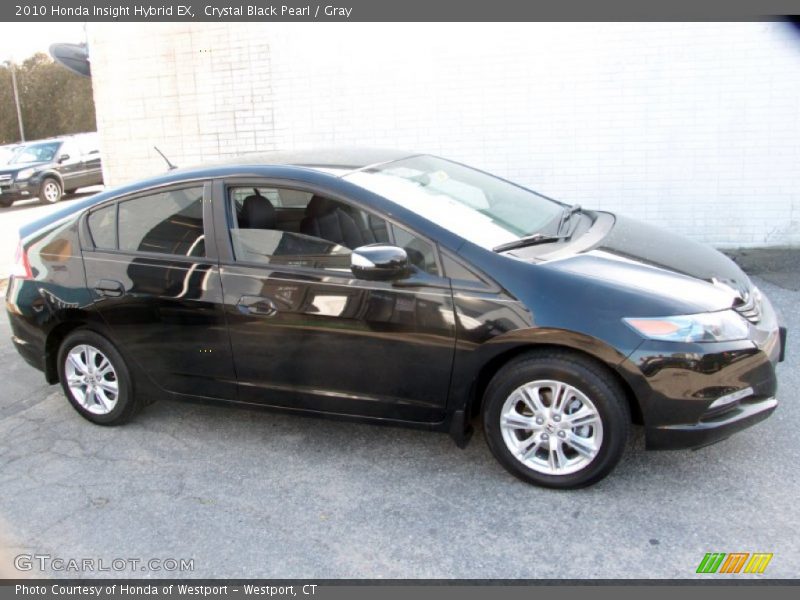 Crystal Black Pearl / Gray 2010 Honda Insight Hybrid EX