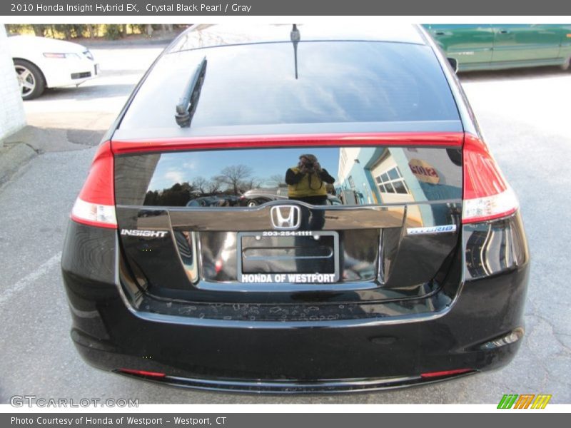 Crystal Black Pearl / Gray 2010 Honda Insight Hybrid EX