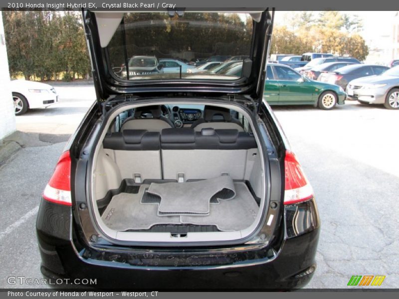 Crystal Black Pearl / Gray 2010 Honda Insight Hybrid EX