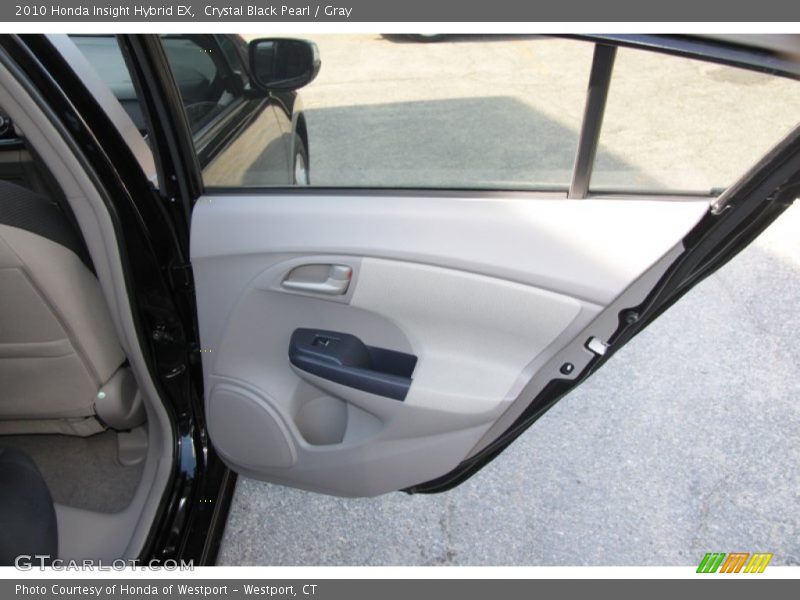 Crystal Black Pearl / Gray 2010 Honda Insight Hybrid EX
