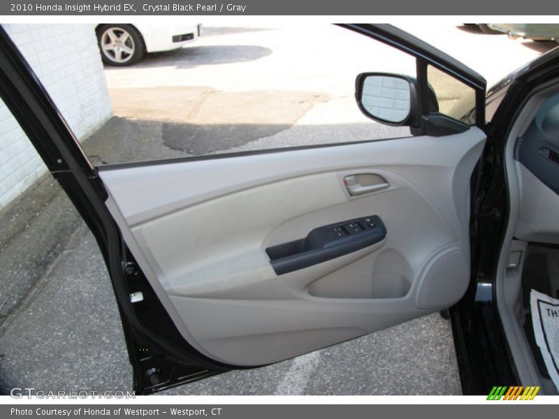 Crystal Black Pearl / Gray 2010 Honda Insight Hybrid EX