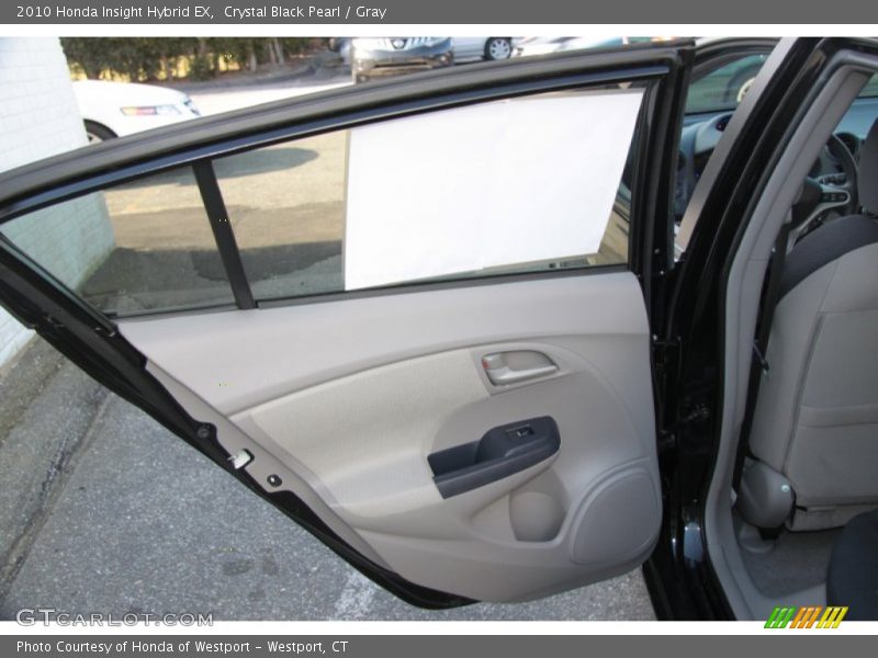Crystal Black Pearl / Gray 2010 Honda Insight Hybrid EX