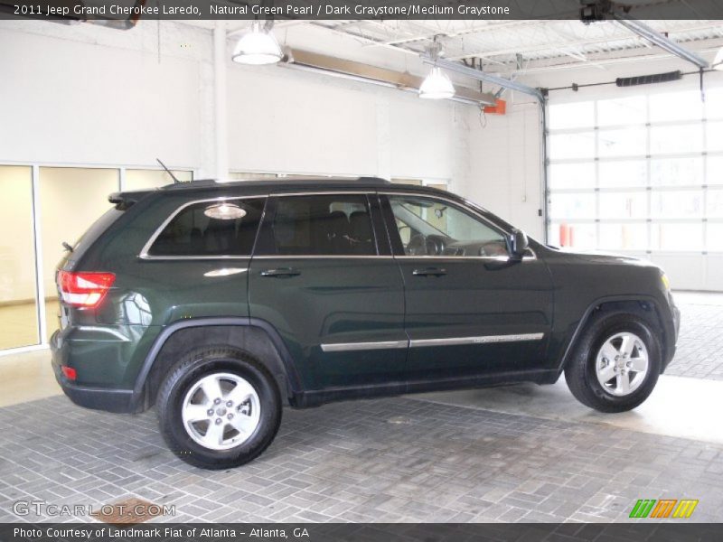 Natural Green Pearl / Dark Graystone/Medium Graystone 2011 Jeep Grand Cherokee Laredo
