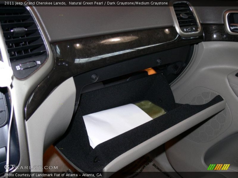 Natural Green Pearl / Dark Graystone/Medium Graystone 2011 Jeep Grand Cherokee Laredo