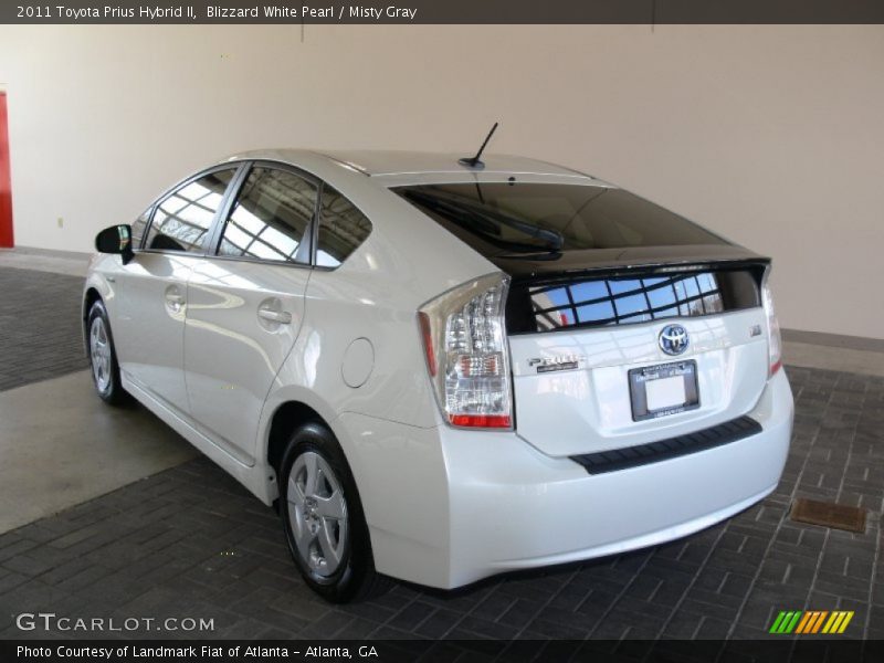 Blizzard White Pearl / Misty Gray 2011 Toyota Prius Hybrid II