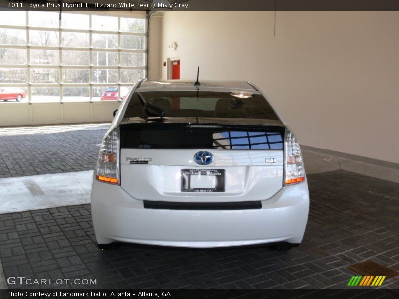 Blizzard White Pearl / Misty Gray 2011 Toyota Prius Hybrid II