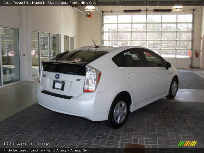 Blizzard White Pearl / Misty Gray 2011 Toyota Prius Hybrid II