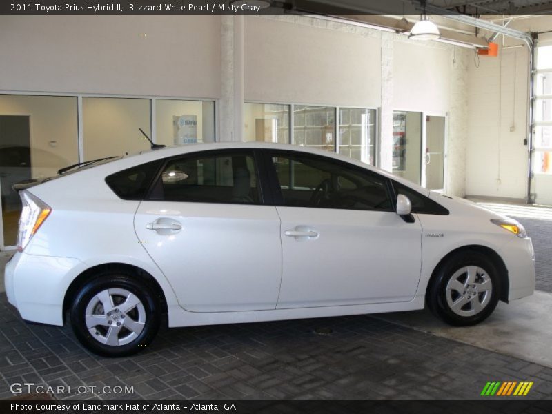 Blizzard White Pearl / Misty Gray 2011 Toyota Prius Hybrid II